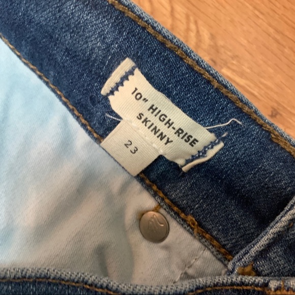 *NWT* Madewell 10” High Rise Skinny Tulip Hem Edition - Picture 10 of 14